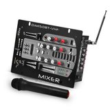 Mixer DJ Ibiza Sound DJM150BT-VHF, 5 canale, bluetooth, USB, microfon wireless